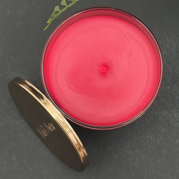 BBW Frosted Cranberry White Barn Bath & Body Works Single Wick Candle - Picture 6 of 10